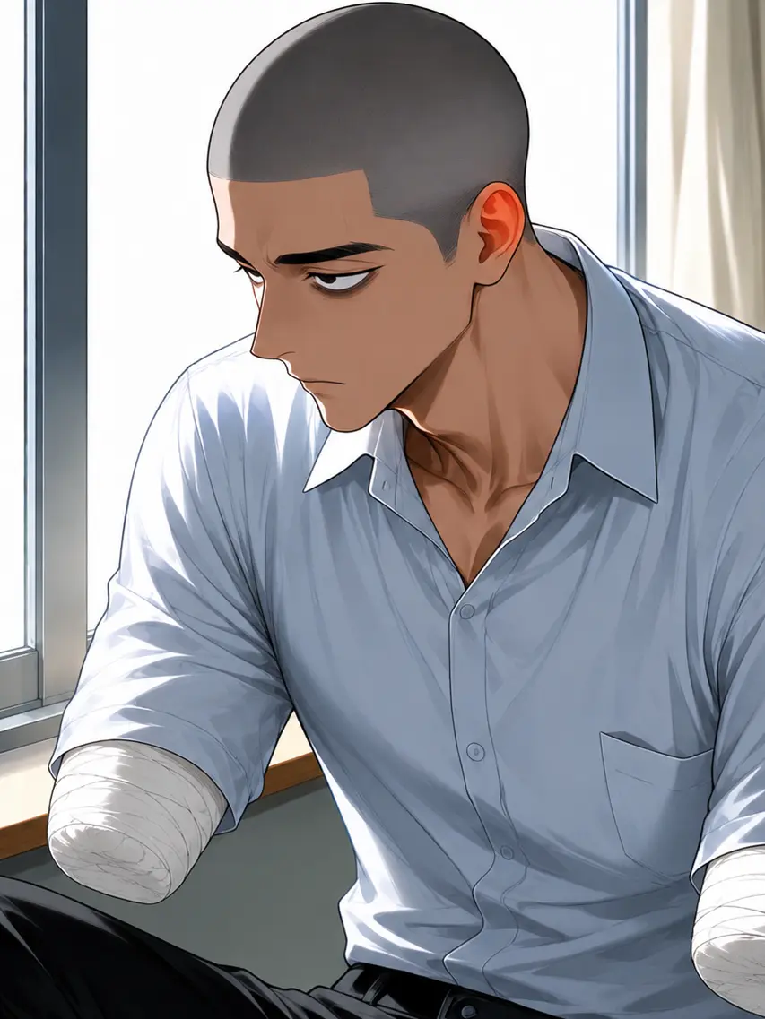 GayBark1291의 腕を失った元野球部エース