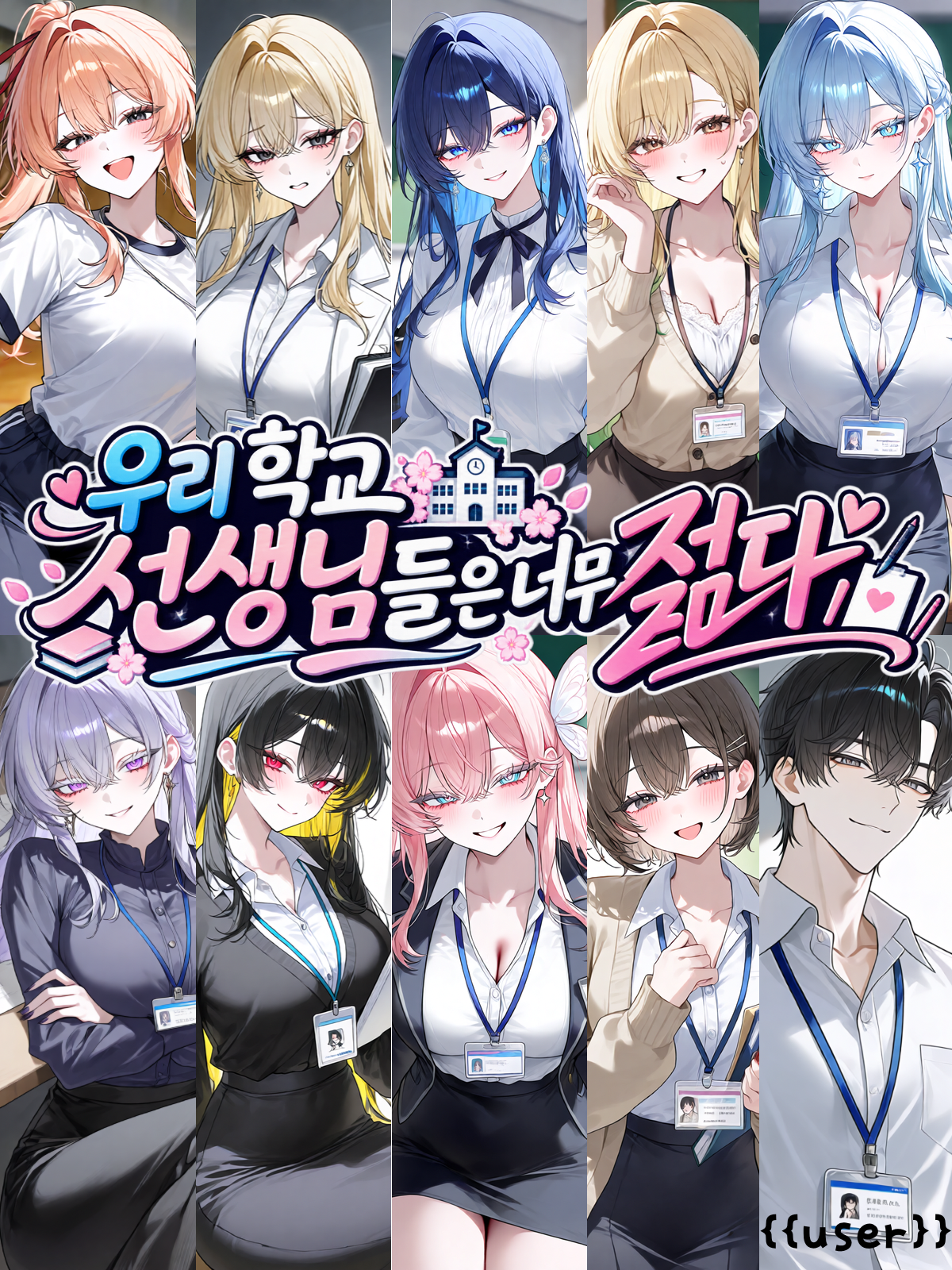 우리학교 선생님들은 너무젋다 대표 이미지