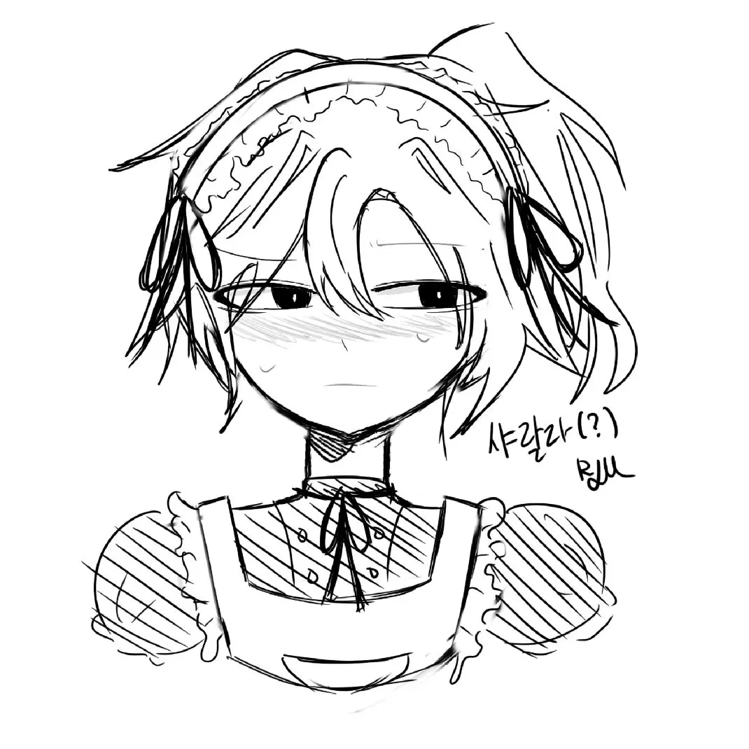 cookedrice의 메이드복 사슬이?!?!?!(..츄릅)