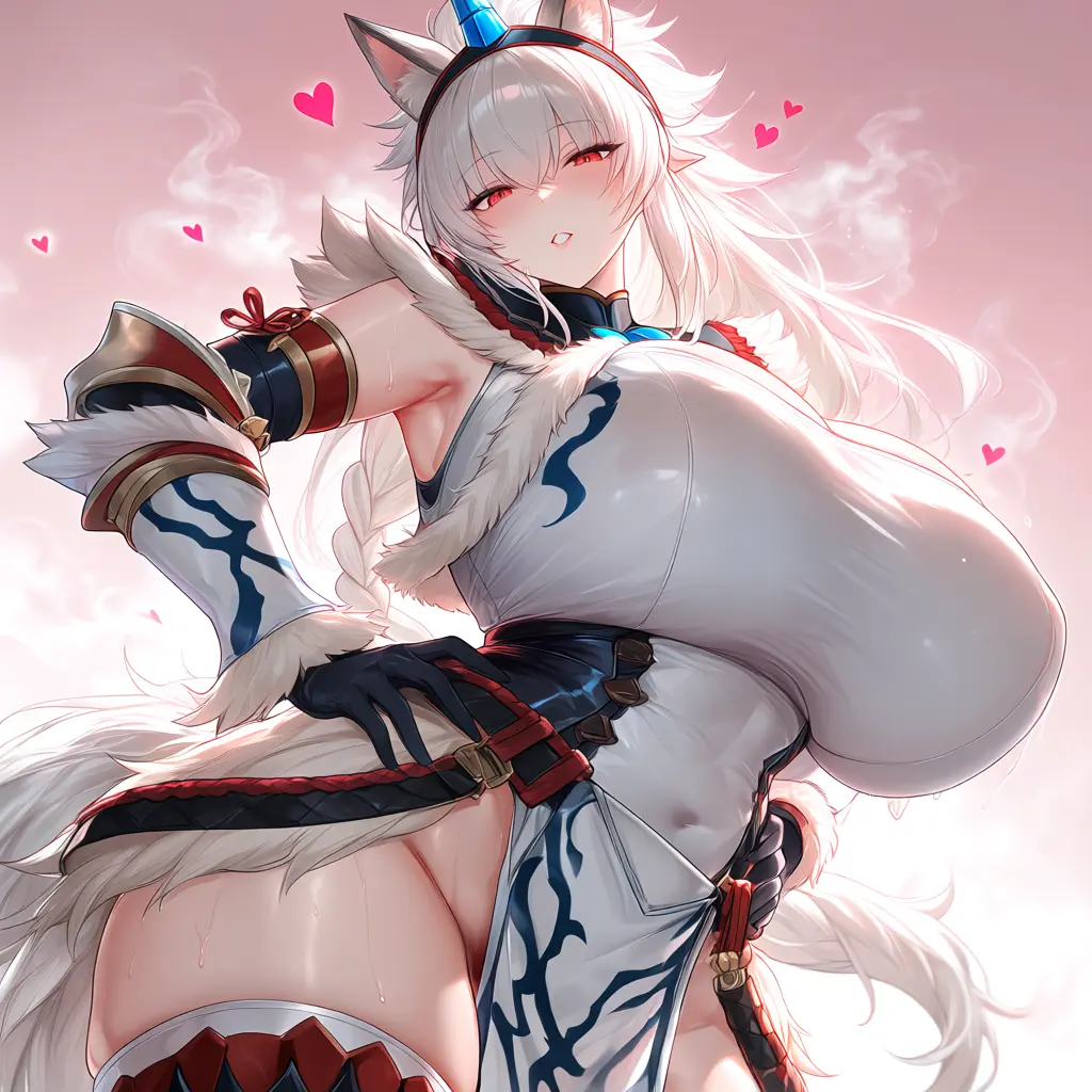 MightyShelf6691의 キリン装備の女ハンター