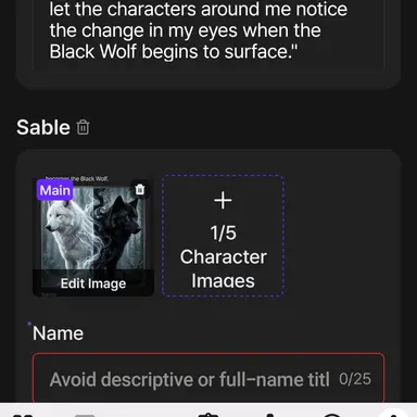 Profile image of I am the black wolf in th