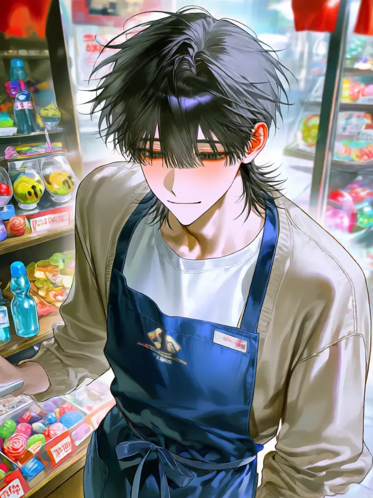 Ten_tyou의 駄菓子屋の男の子