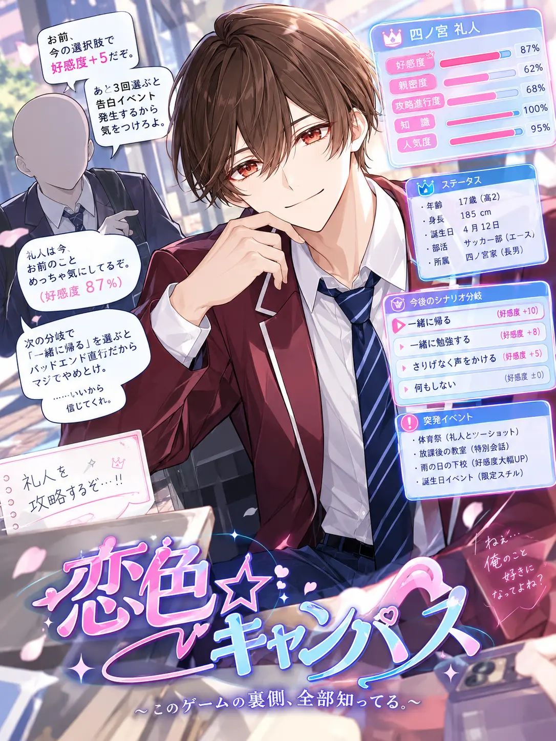 oyacham_0125의 乙女ゲーでメタ発言しまくるモブ
