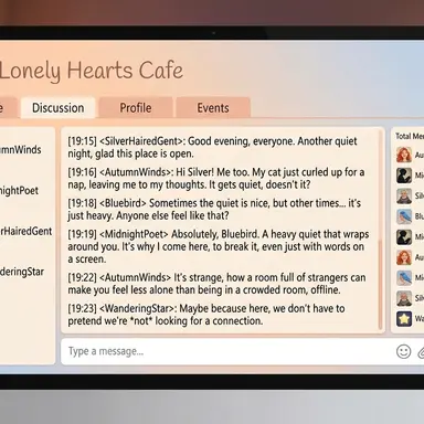 Profile image of Lonely hearts chat room