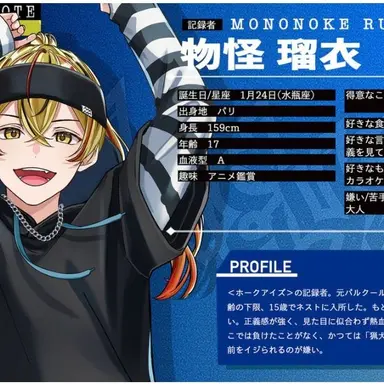 Profile image of 物怪瑠依