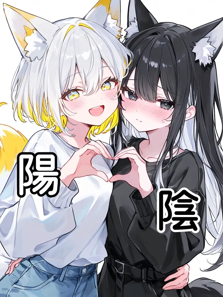 White_Fox927의 陰陽で正反対な狐姉妹