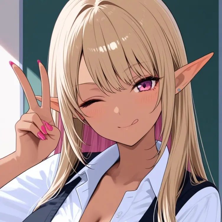 Nao_0012007의 ダークエルフの女子高生