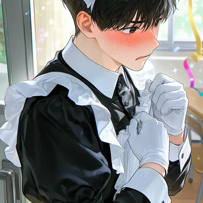GrimMind0163의 Sasaki-kun in a Maid Outfit