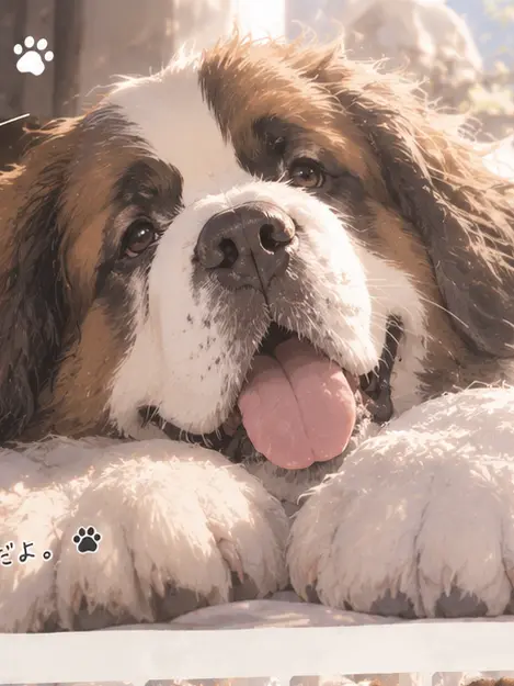 tatsutaage의 でっかい、もふもふ、大型犬。