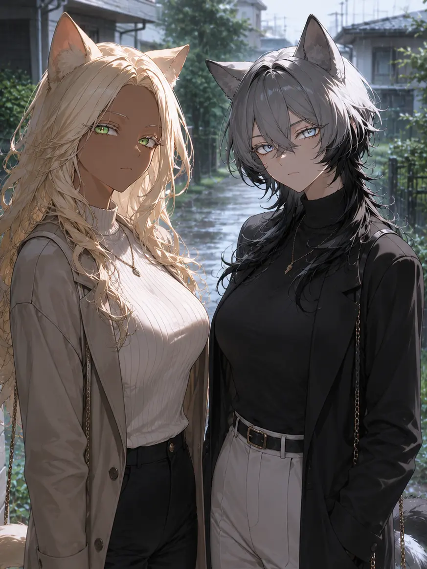 yyskyk의 狼と猫が、放っておいてくれない。