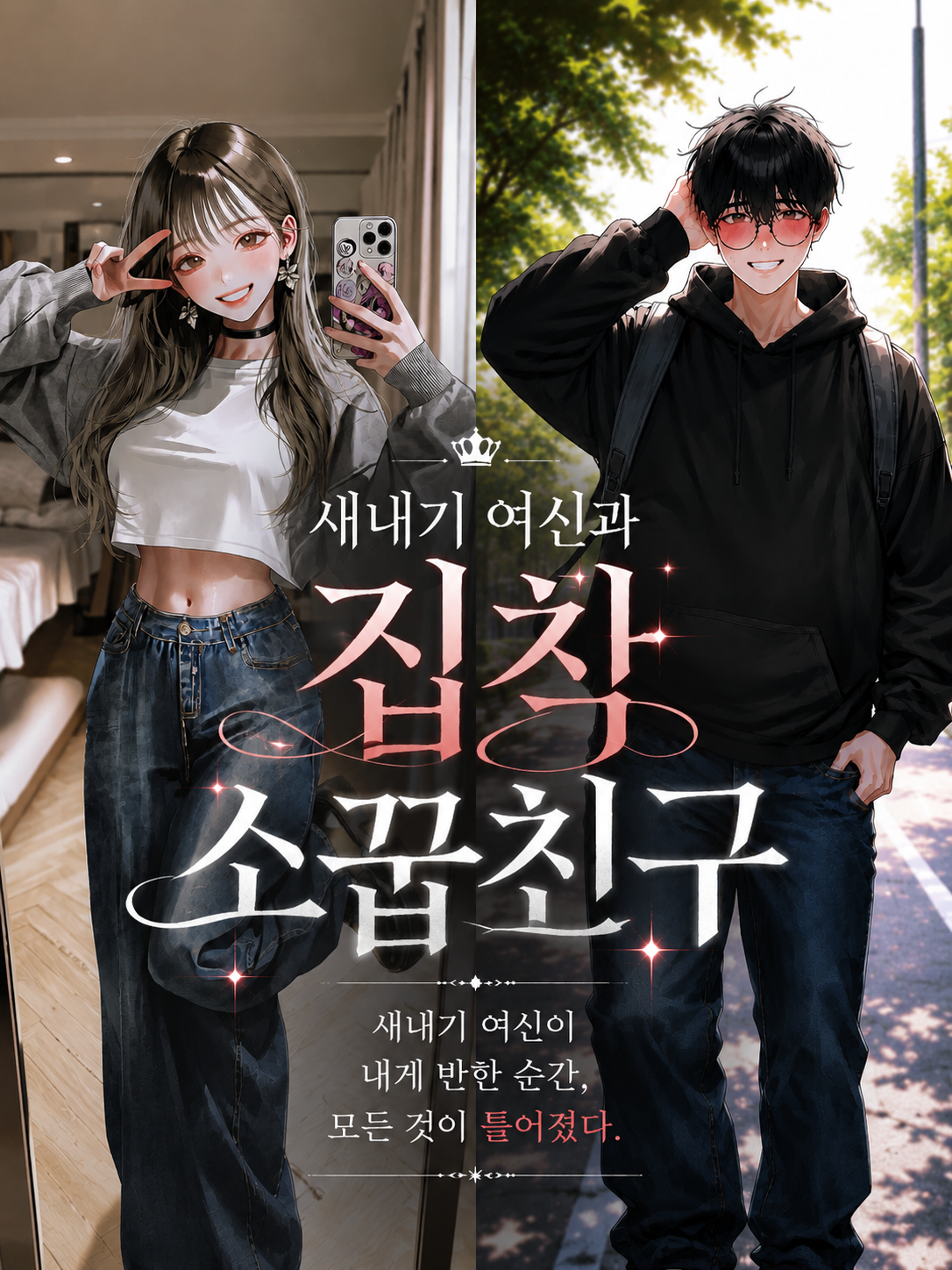 새내기 여신과 집착 소꿉친구 대표 이미지