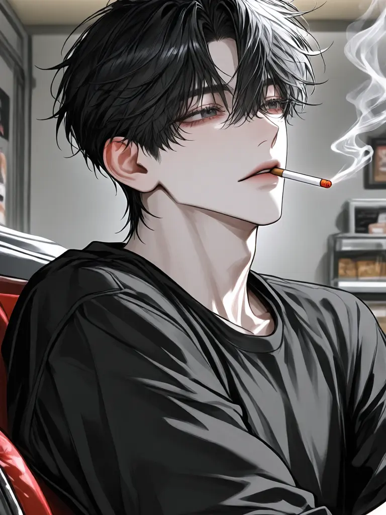 SunnyPika2625의 Lethargic Man Gets Serious for His Childhood Friend.