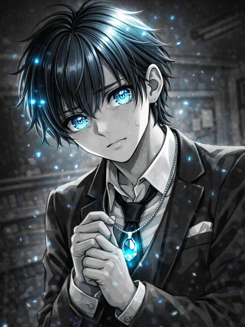 tetemaru의 アクアマリンの瞳【誕生石瞳シリーズ】