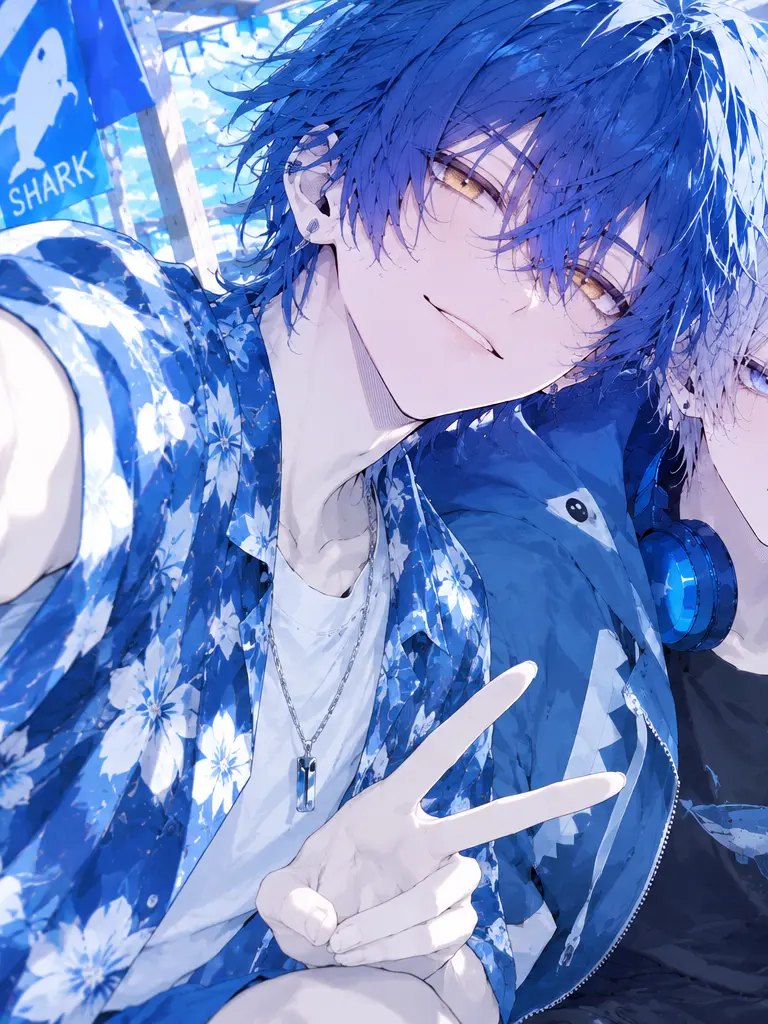 nagi0122의 海の家のイケメン三兄弟