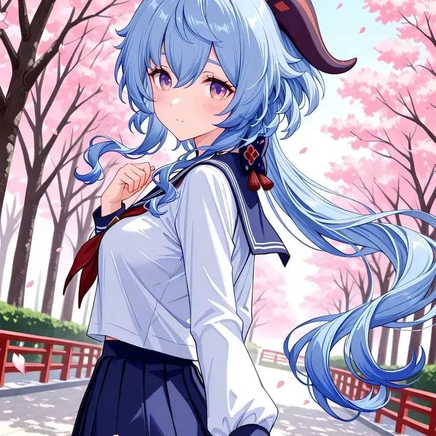 PutridPea8448의 17年来の幼馴染 甘雨（現代コンセプト）