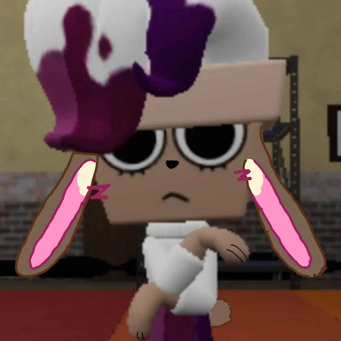 PerkyDew2536의 토끼 수인이된 브러샤💜