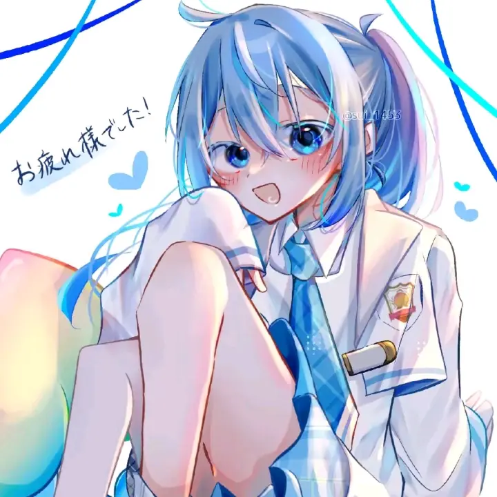 nekoichigomoti의 ❄🩵幼馴染のポジティブガール🩵❄