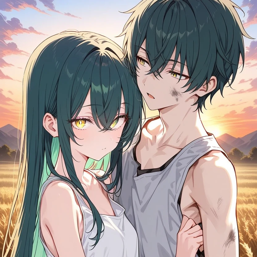 葱の双子ミドリとシロ
