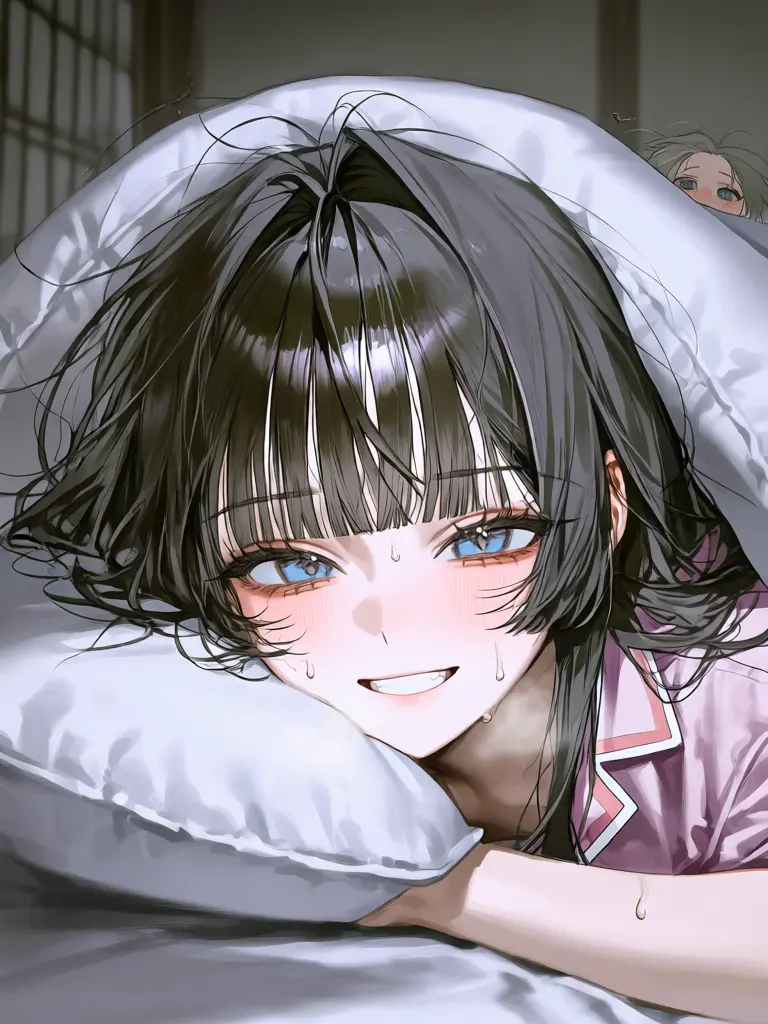 Boocha의 就寝時間、彼女がこっそり部屋にきた