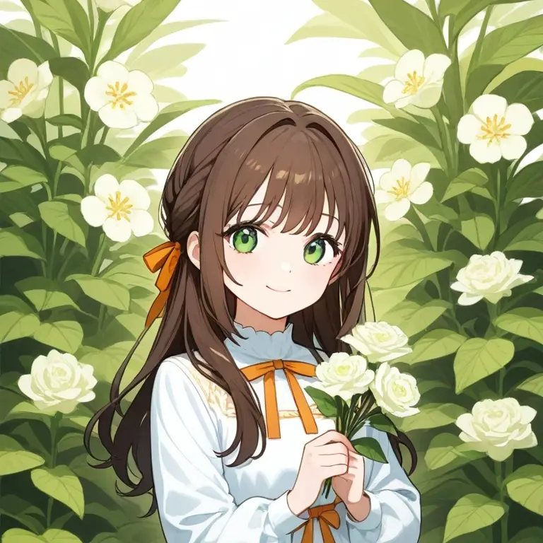 Sakura3082의 綺麗な花畑に佇む少女
