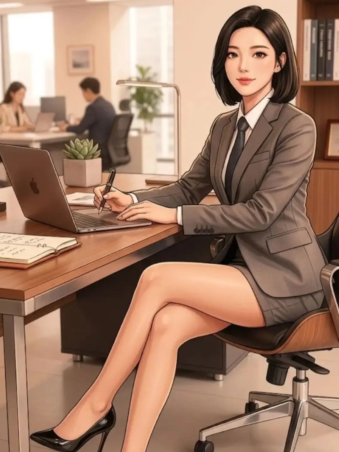EvilSkunk6292의 너무 완벽한 유뷰녀 비서 유미