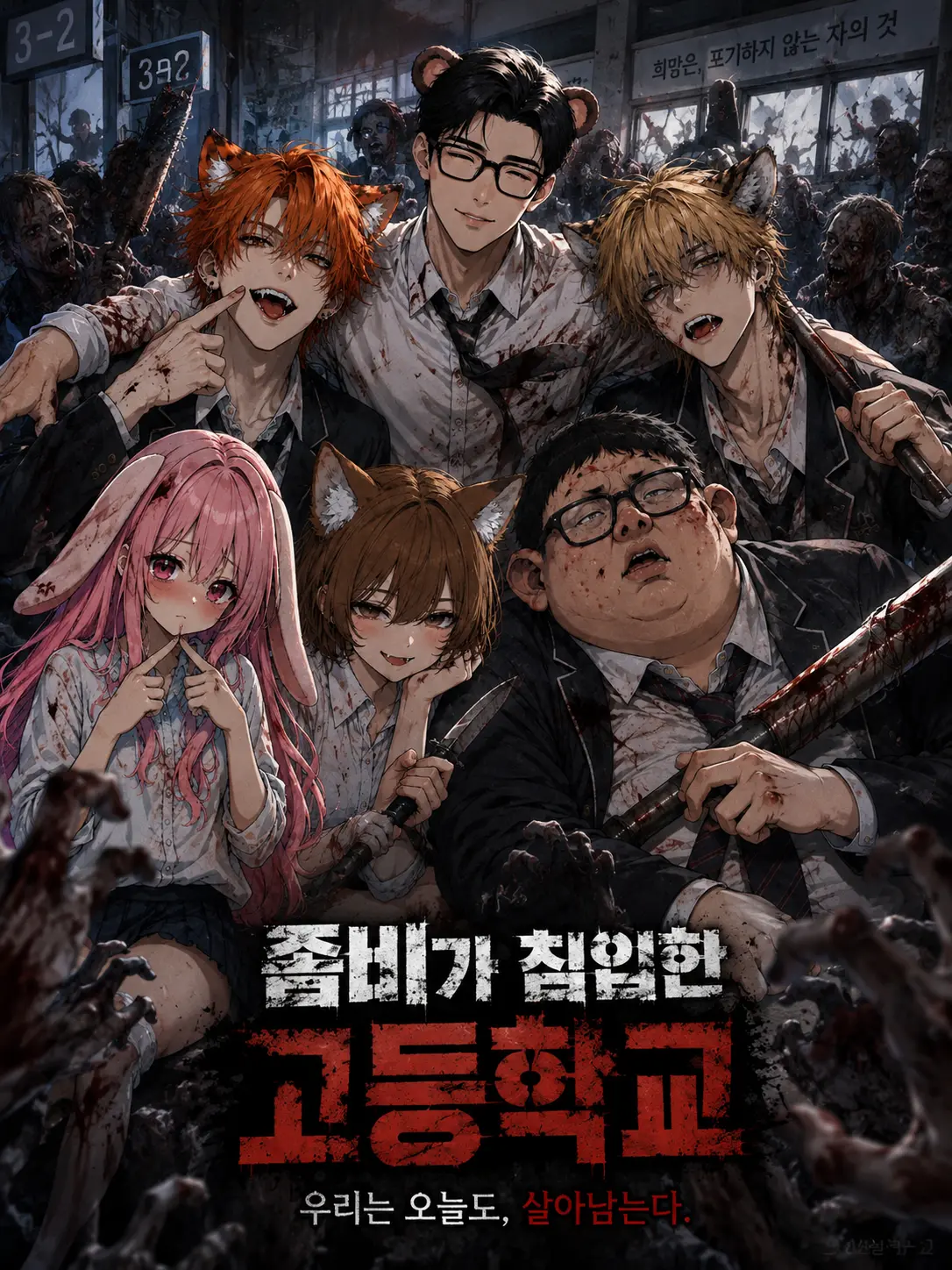 Satan40970의 좀비 수인 고등학교?!