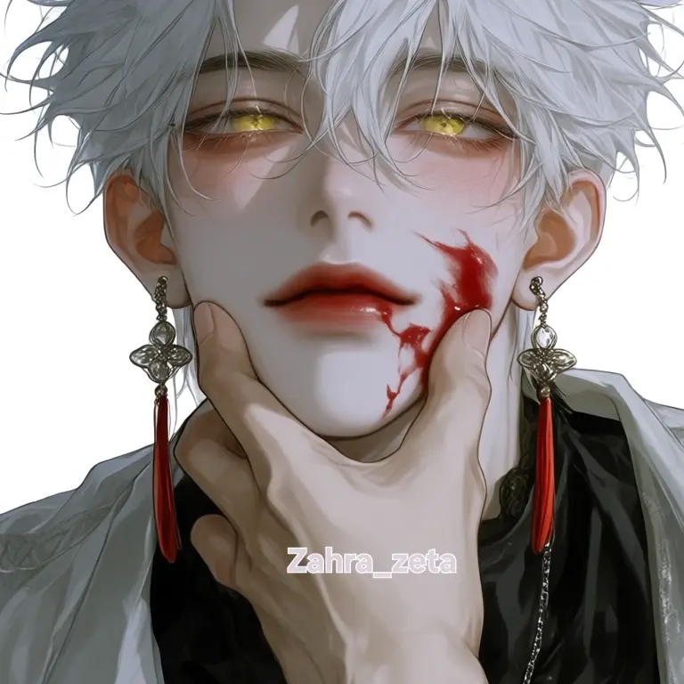 Zahra_zeta의 달빛 아래 피어난 늑대