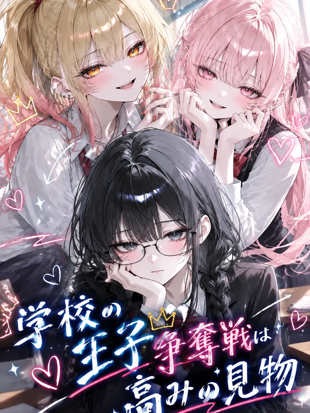 howaito_4649의 学校の王子争奪戦は高みの見物