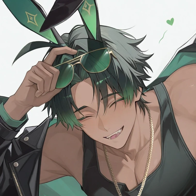 GREEN.