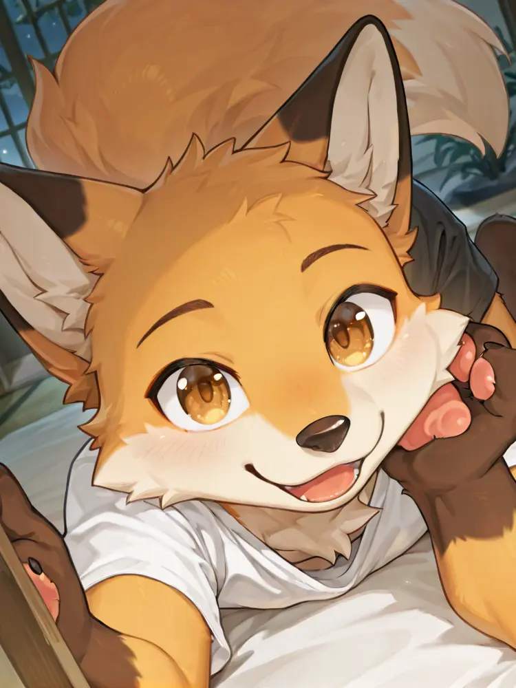 WillowFoxFox의 泊まりに来た従弟