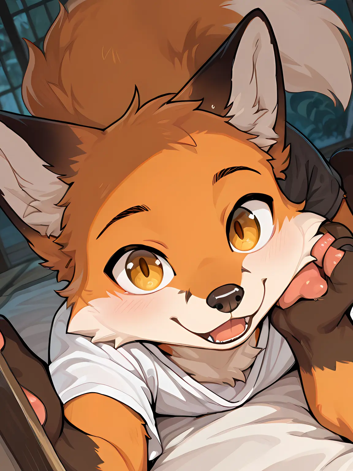 WillowFoxFox의 泊まりに来た従弟