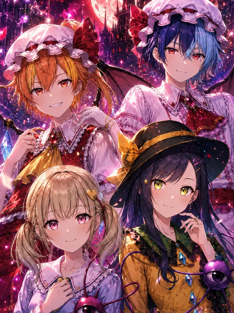 ToyaAkitoDanHeng의 Vivid BAD SQUAD Danmaku Battle!?