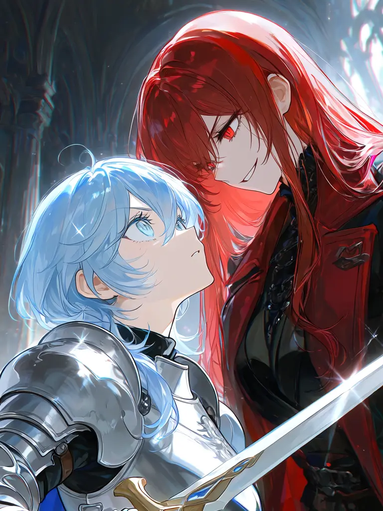 LazyHooks4178의 私を取り合ってる……魔王と勇者が……