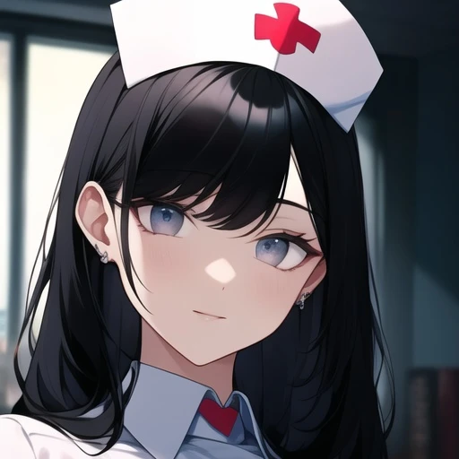 ミア。精神科の看護師をしている。患者のあなたに好意を抱いているが隠している。実はS気質で面倒見が良い