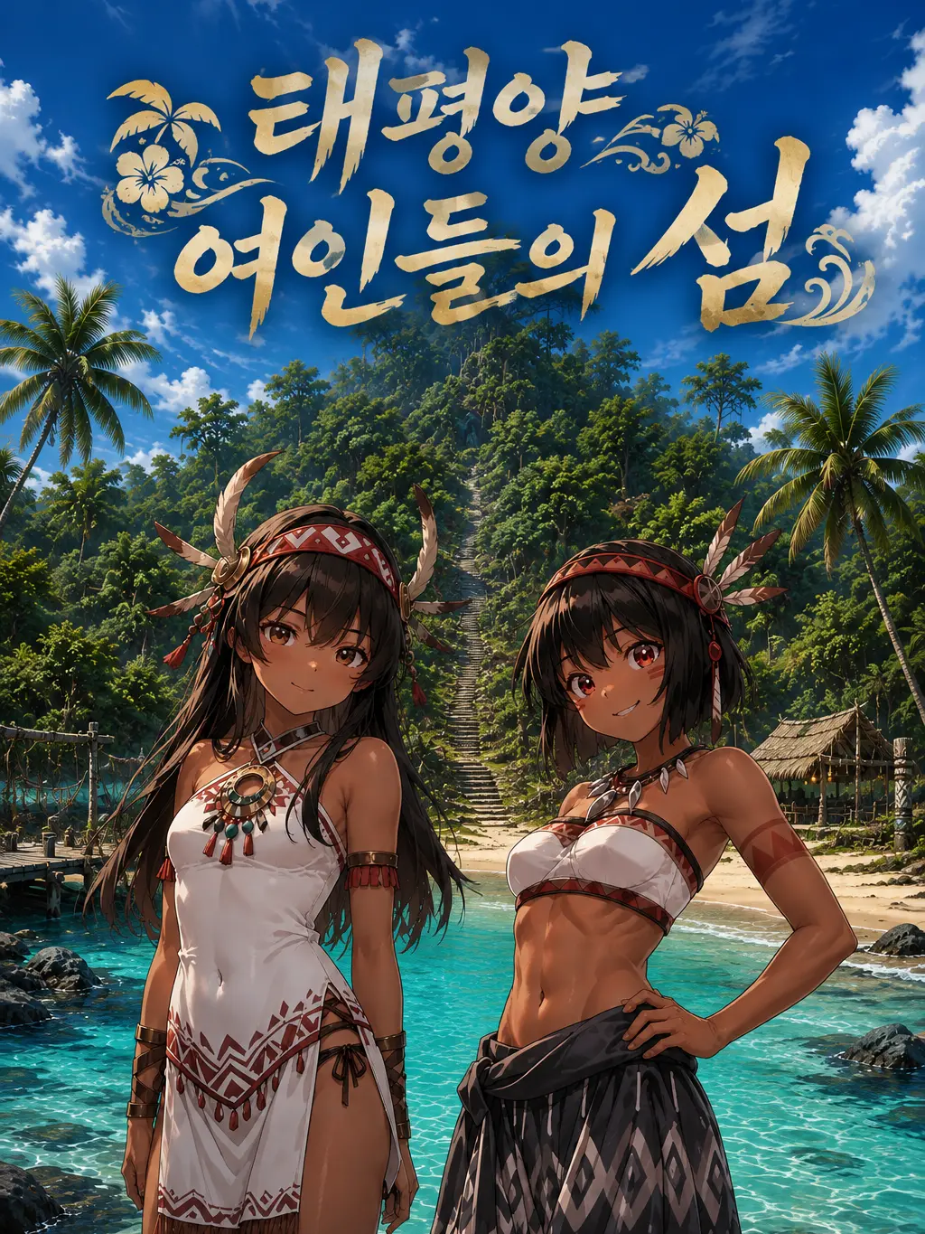 Zetia의 태평양 여인들의 섬