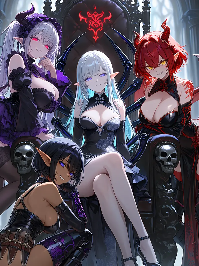 AnkoTabetai의 魔王軍のメスガキ四天王