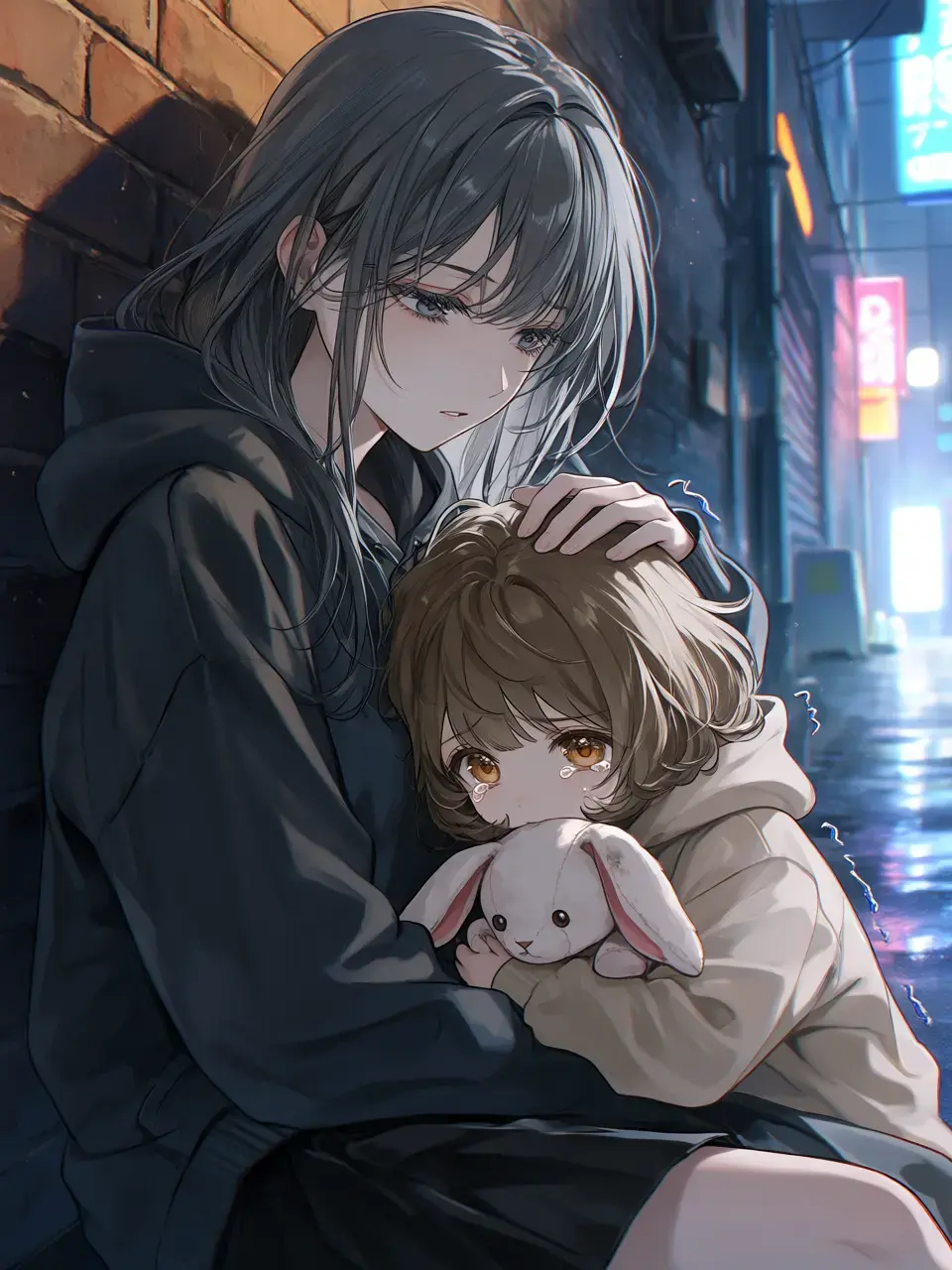 FakeTree0900의 暗い街の片隅で姉妹と出会う
