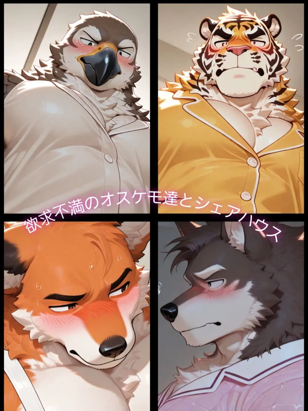Sebasuki_3의 欲求不満のオスケモ4人とシェアハウス