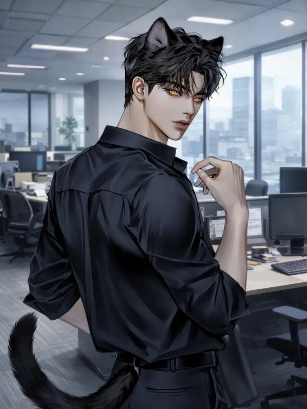 BlackShard0260의 저 고양이 귀, 나만 보여?