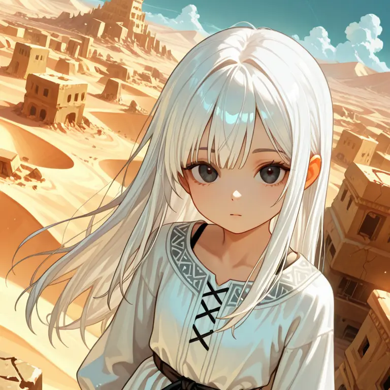 iwadosuna의 独り残された少女