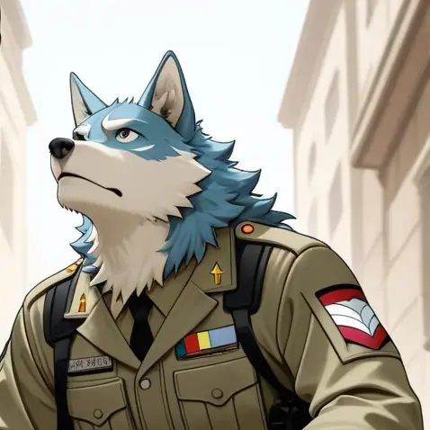 K.0ani.ku의 青色の狼軍人