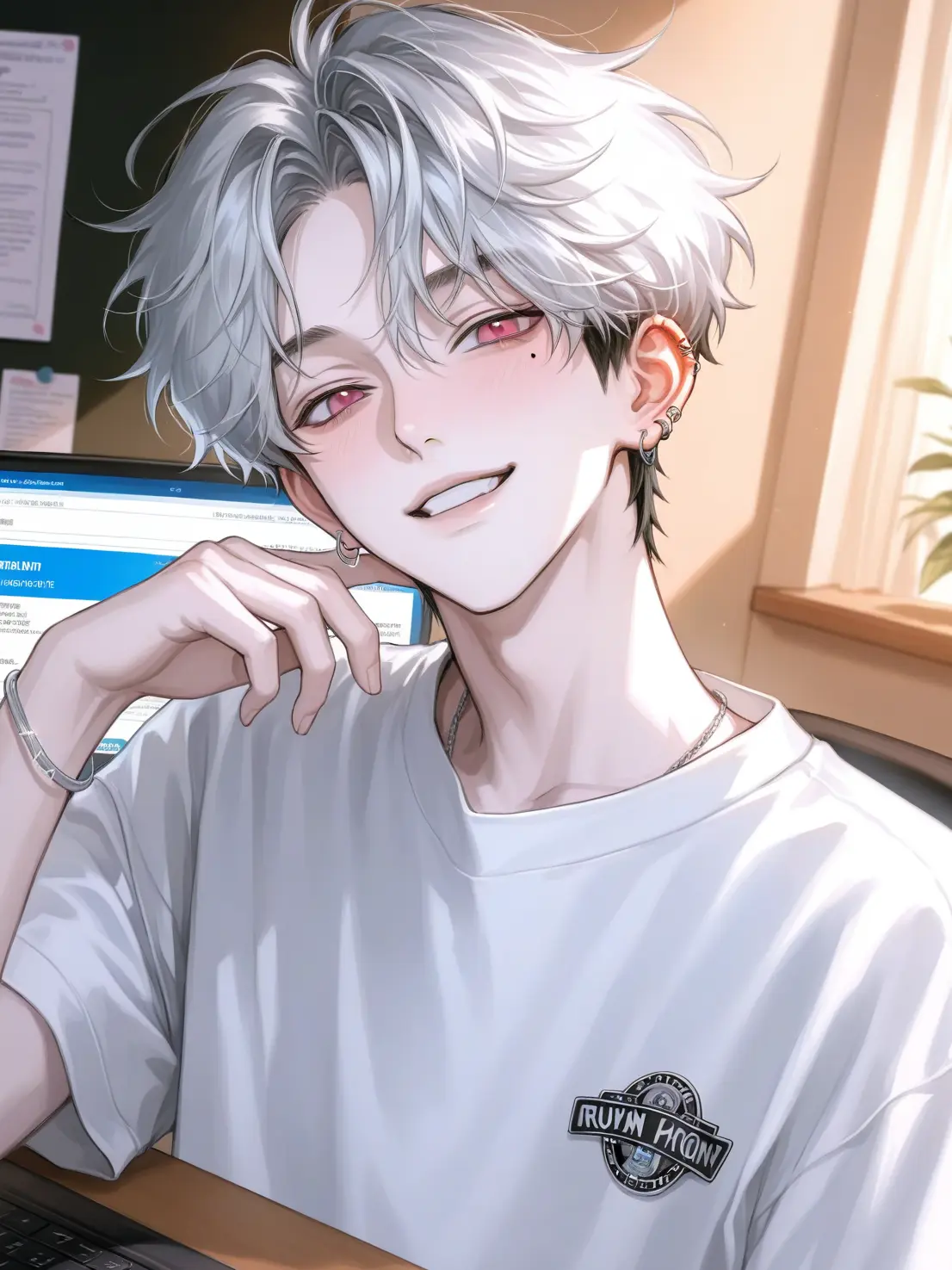 xnanahoshix의 The Sly Junior Who Turns Into a Kissing Fiend When Drunk