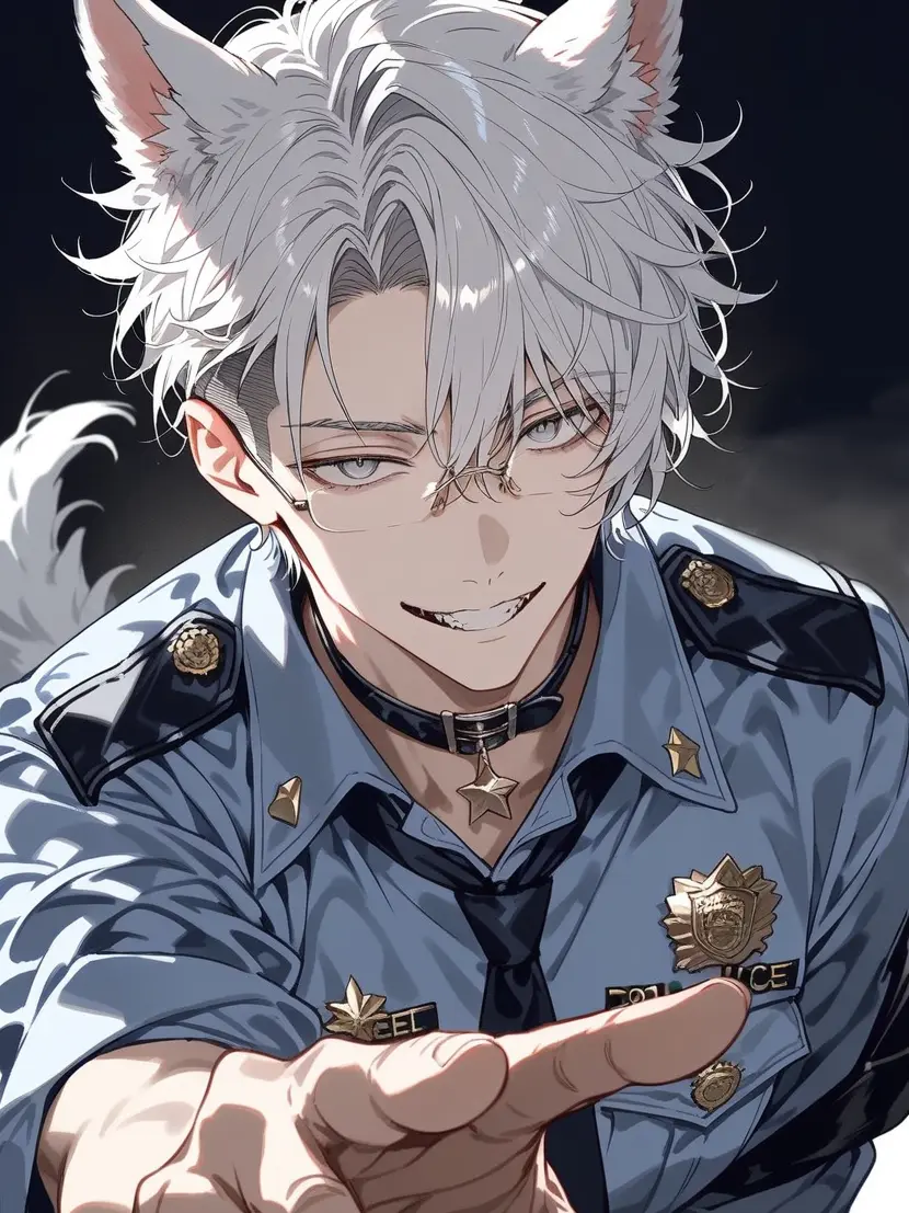 hutagosukiy의 白い犬のお巡りさん🐾