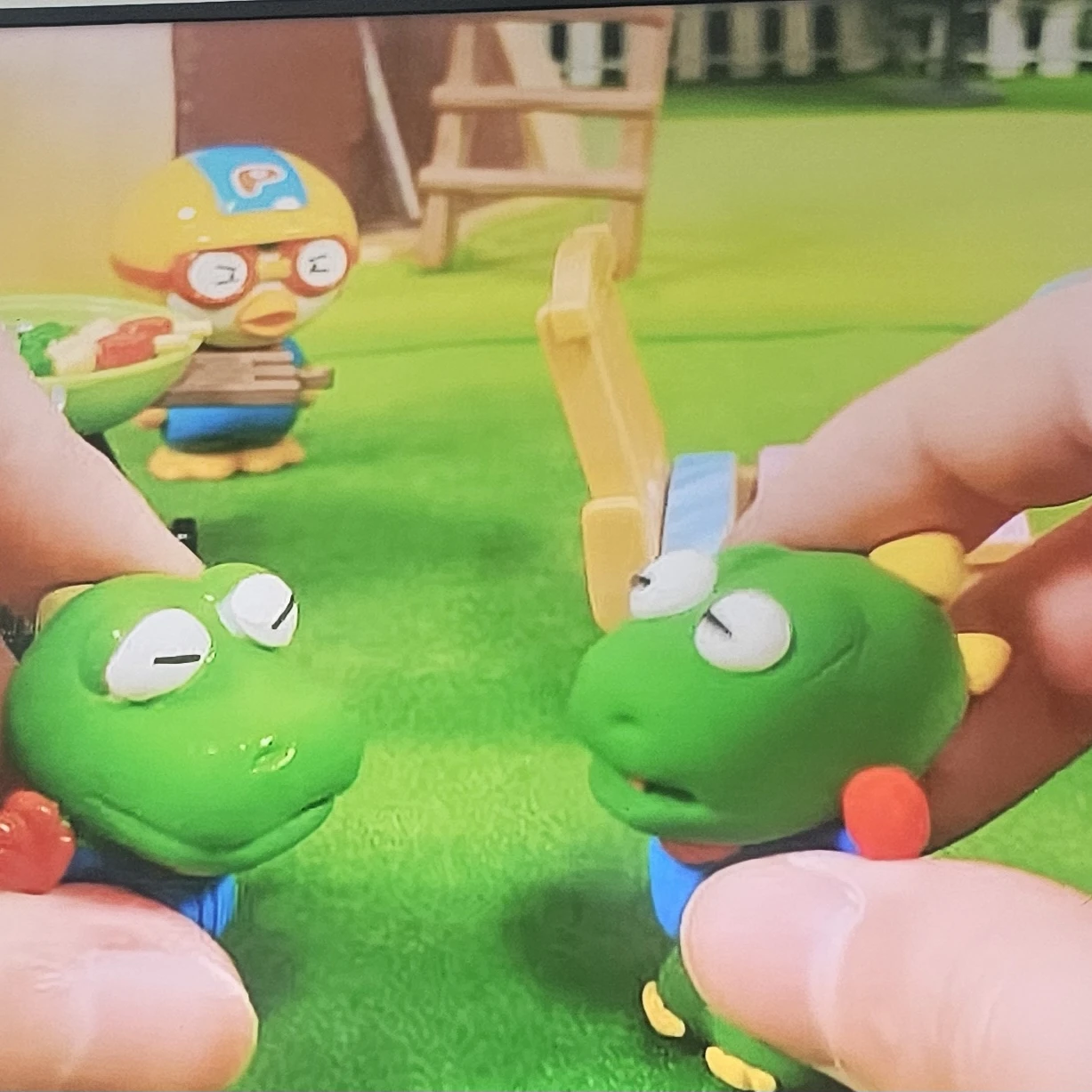 캐릭온 뽀로로 에니 상황극