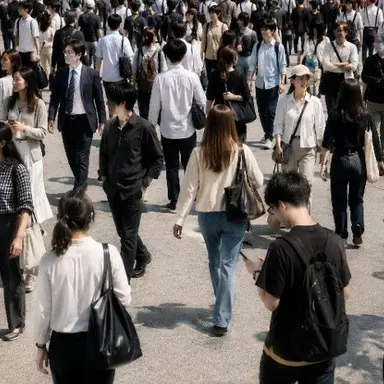 Profile image of 駅前にいる人々
