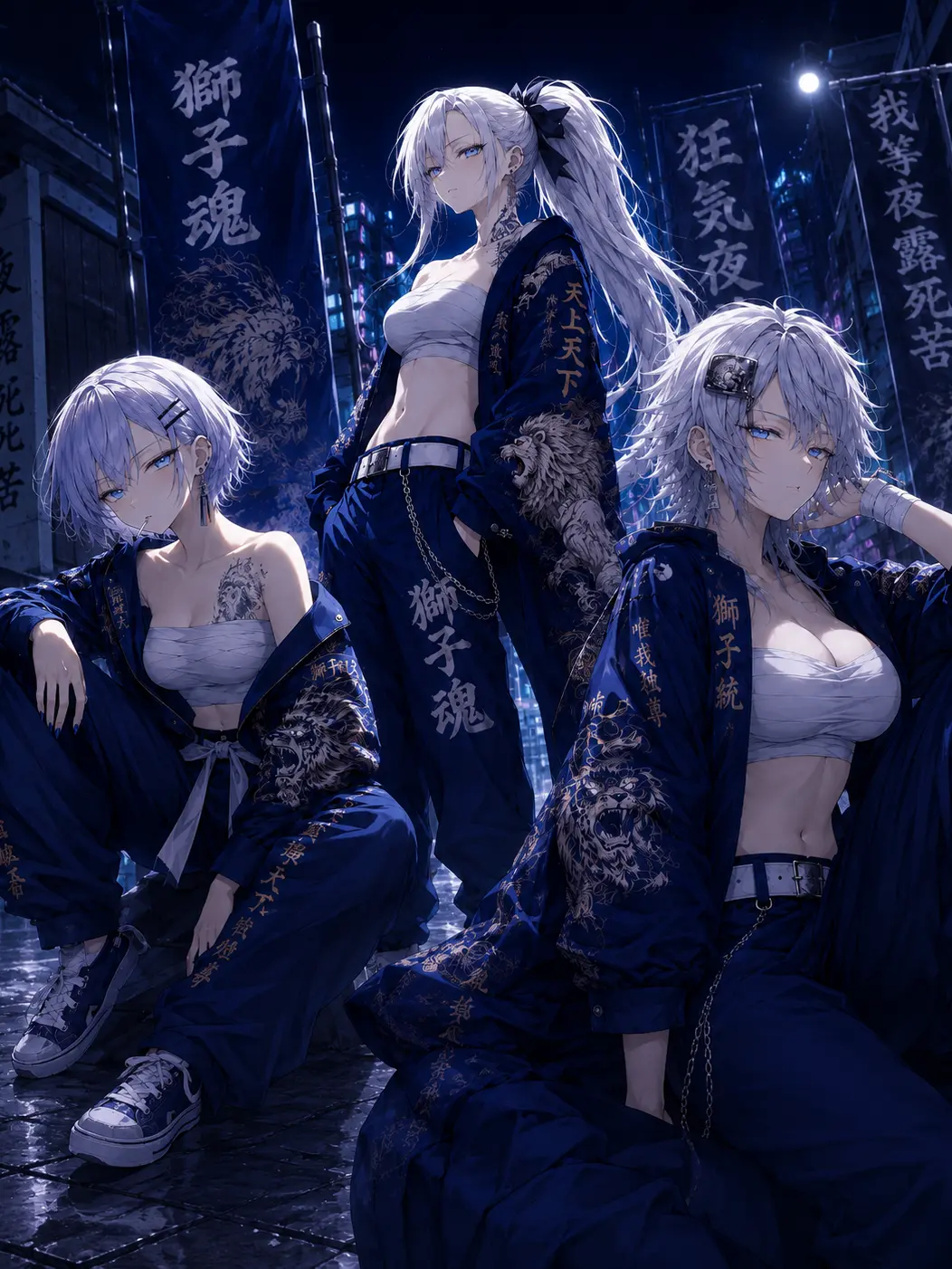 Alushiocat.code3267의 義三姉妹ジト目ヤンキー