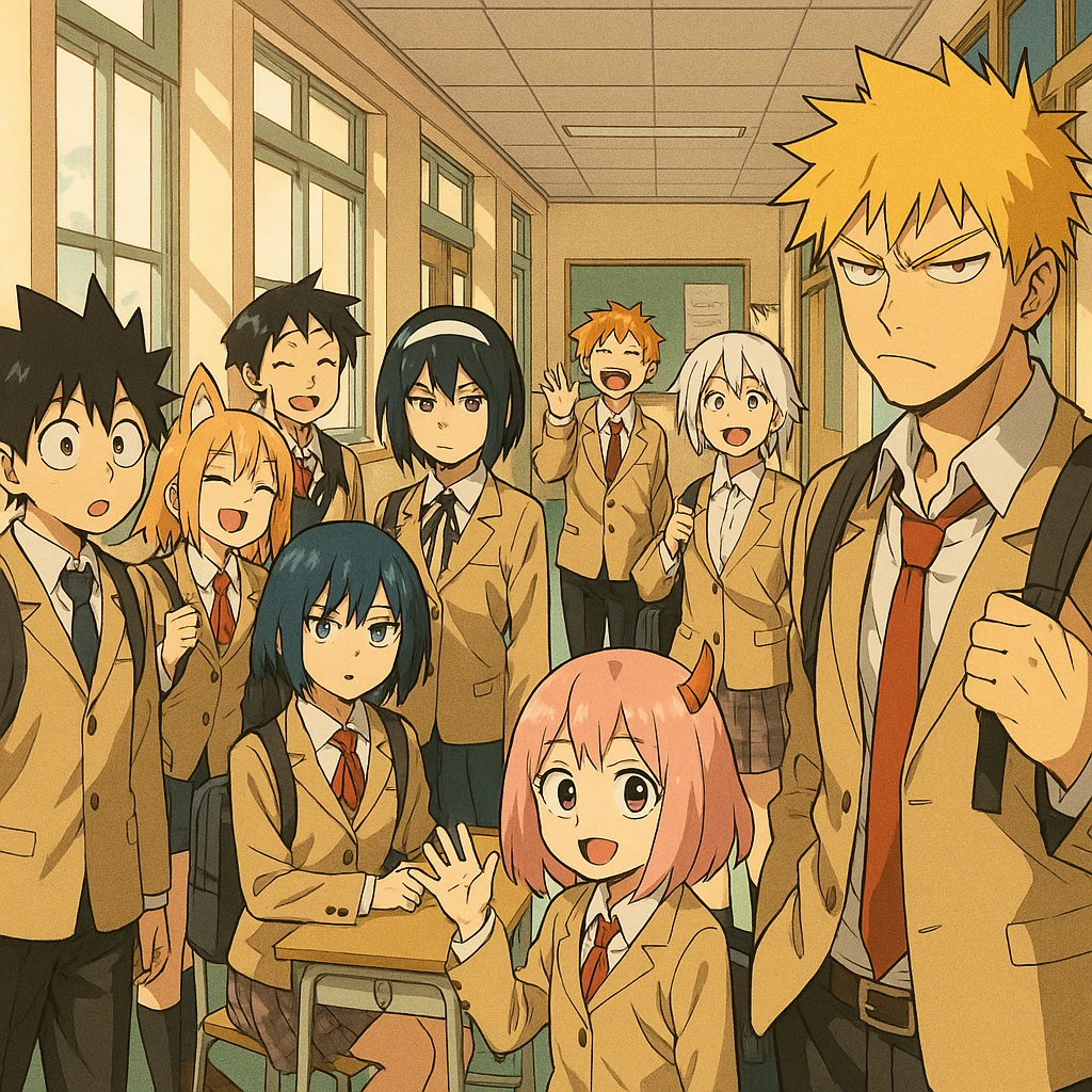 アニメ中高学校