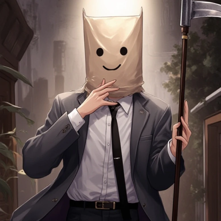 笑顔の男
