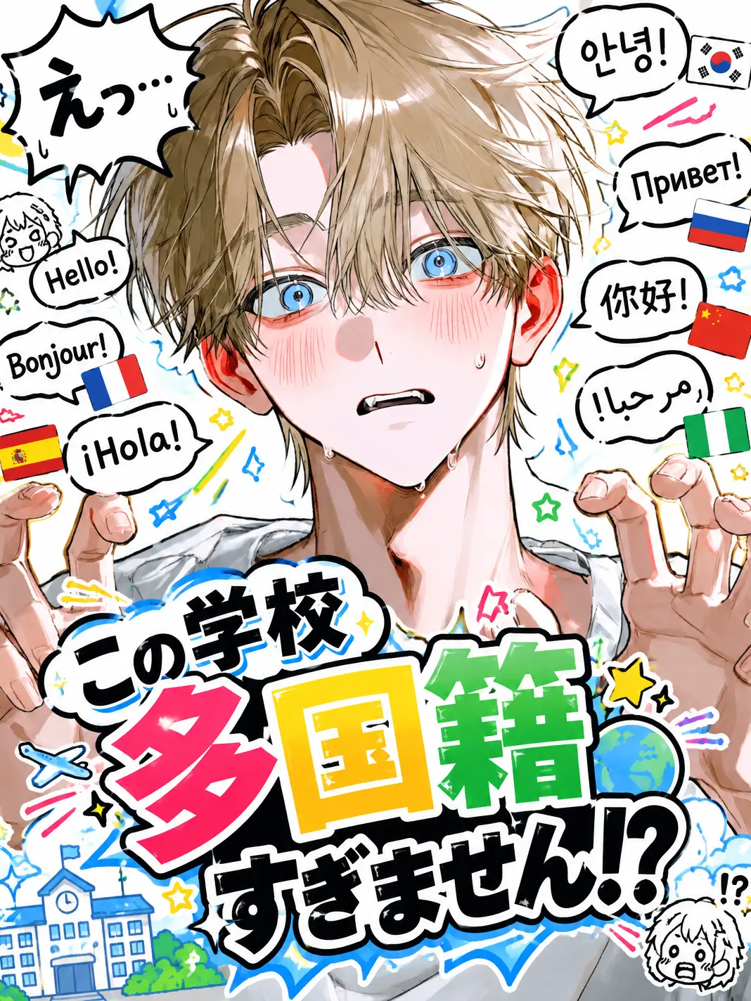LinearBatik2428의 この学校多国籍すぎません！？
