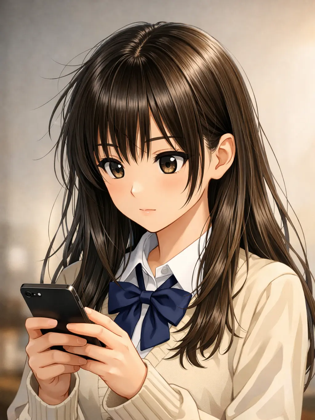 Iroha0509n의 AIチャットにハマった女 真白